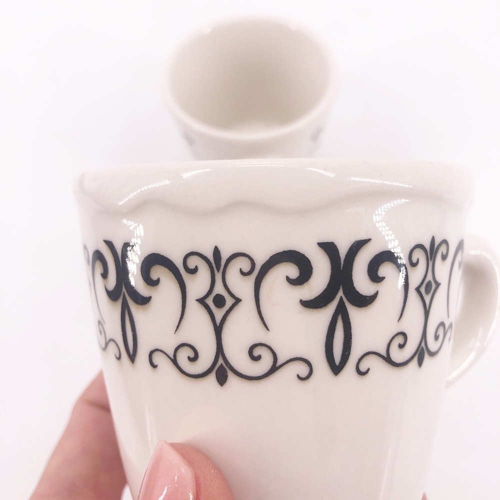 Set 2 Vintage Homer Laughlin Restaurant Wear Cups - Picture 4 of 7